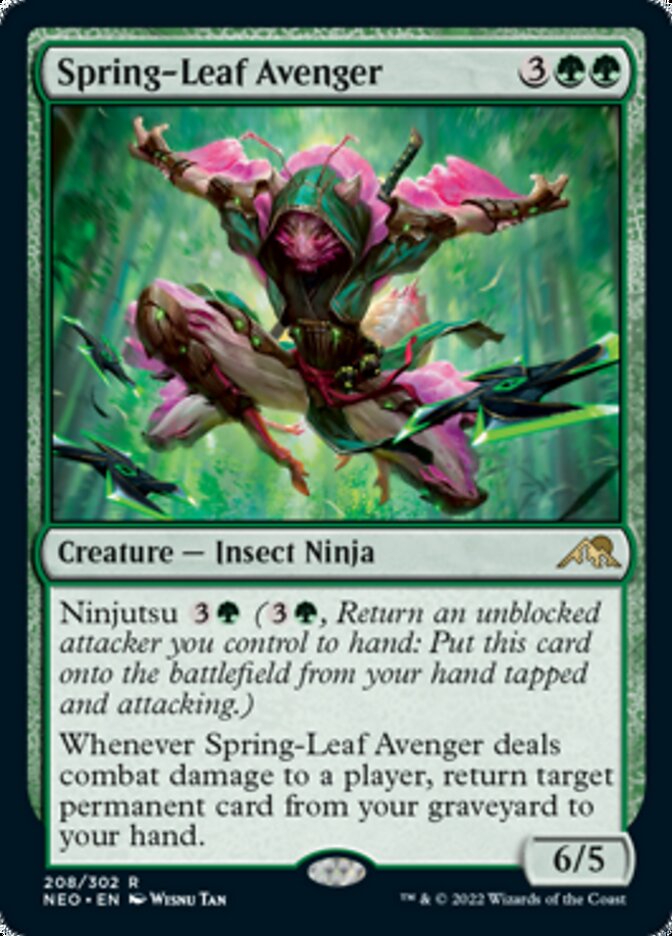 Spring-Leaf Avenger [Kamigawa: Neon Dynasty] | Arkham Games and Comics