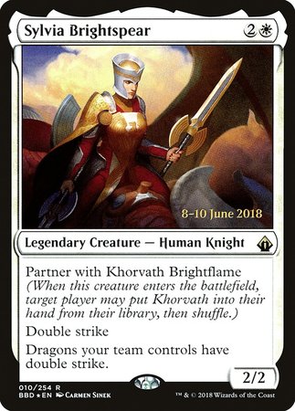 Sylvia Brightspear [Battlebond Promos] | Arkham Games and Comics