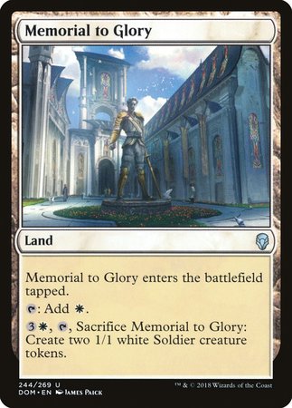 Memorial to Glory [Dominaria] | Arkham Games and Comics