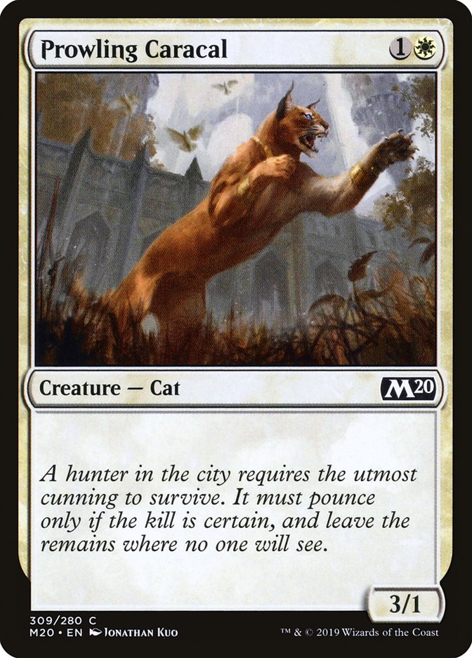 Prowling Caracal [Core Set 2020] | Arkham Games and Comics