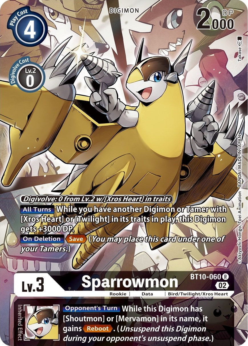 Sparrowmon [BT10-060] (Alternate Art) [Xros Encounter] | Arkham Games and Comics