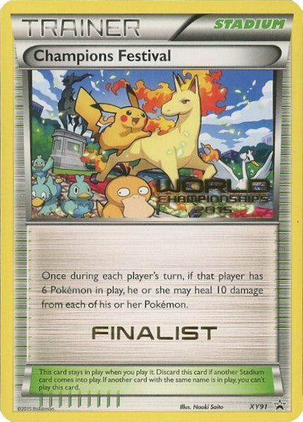 Champions Festival (XY91) (2015 Finalist) [XY: Black Star Promos] | Arkham Games and Comics