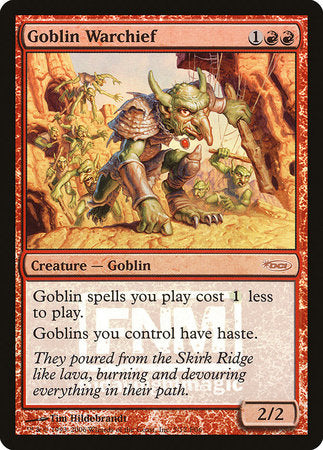 Goblin Warchief (2006) [Friday Night Magic 2006] | Arkham Games and Comics