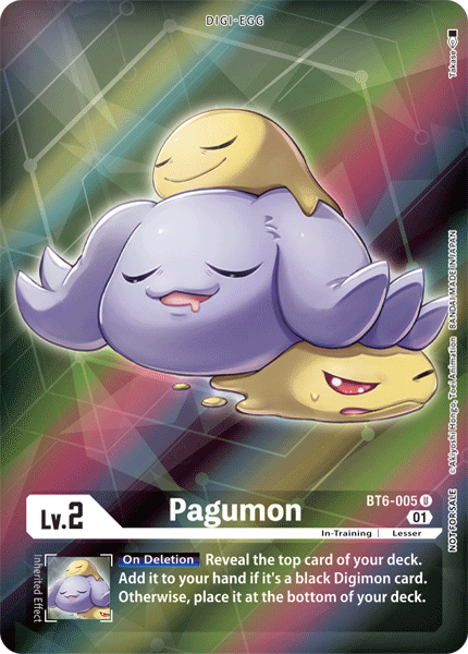 Pagumon [BT6-005] (Alternative Art - Box Topper) [Double Diamond] | Arkham Games and Comics