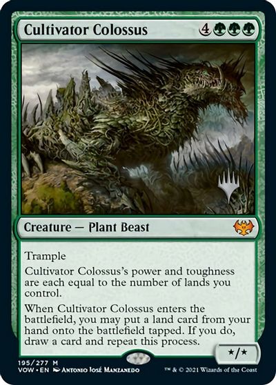 Cultivator Colossus (Promo Pack) [Innistrad: Crimson Vow Promos] | Arkham Games and Comics