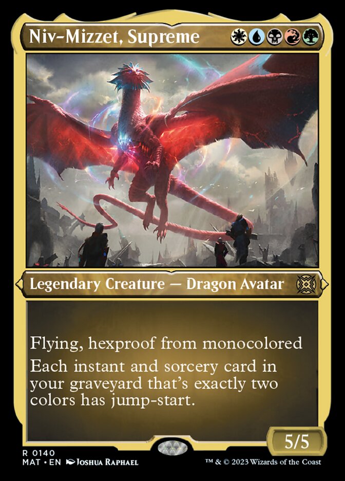 Niv-Mizzet, Supreme (Foil Etched) [March of the Machine: The Aftermath] | Arkham Games and Comics