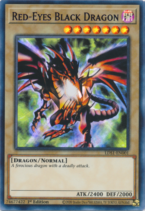 Red-Eyes Black Dragon (Purple) [LDS1-EN001] Ultra Rare | Arkham Games and Comics