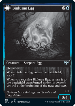 Biolume Egg // Biolume Serpent [Innistrad: Double Feature] | Arkham Games and Comics