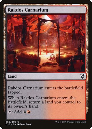 Rakdos Carnarium [Commander 2019] | Arkham Games and Comics