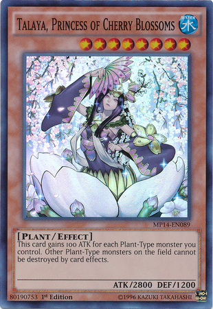 Talaya, Princess of Cherry Blossoms [MP14-EN089] Super Rare | Arkham Games and Comics