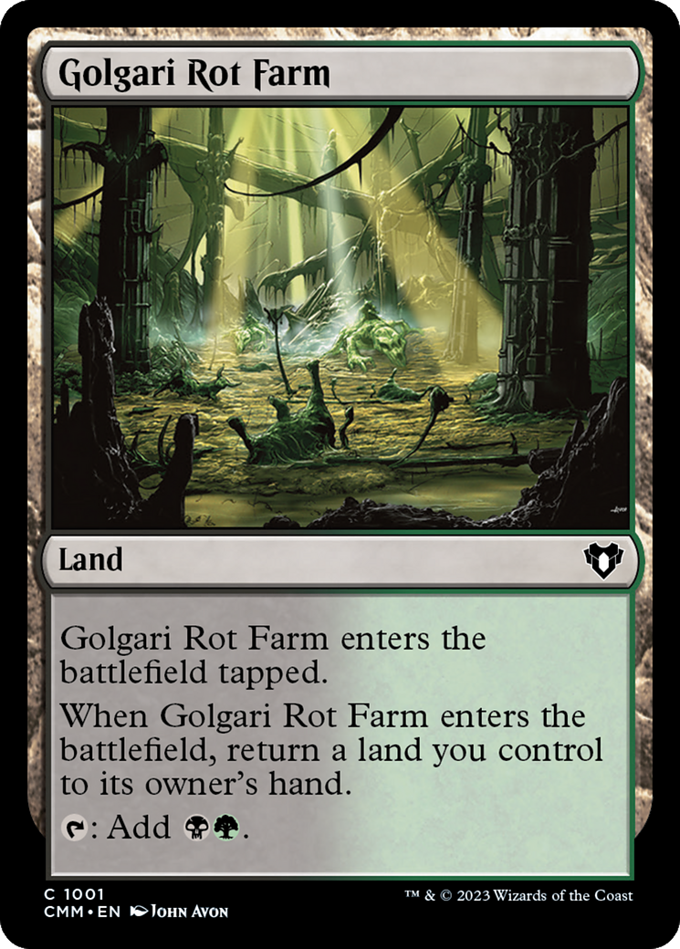 Golgari Rot Farm [Commander Masters] | Arkham Games and Comics