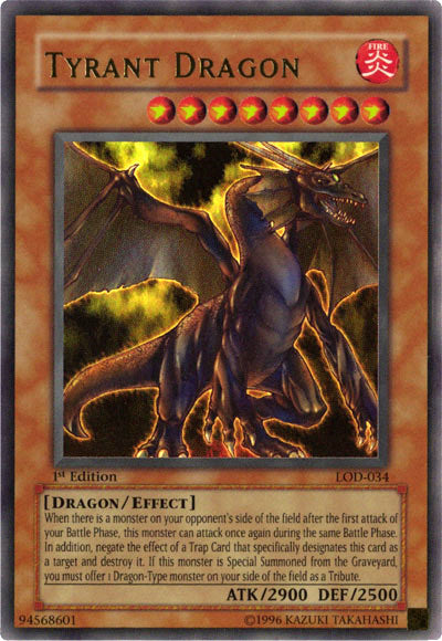 Tyrant Dragon [LOD-034] Ultra Rare | Arkham Games and Comics