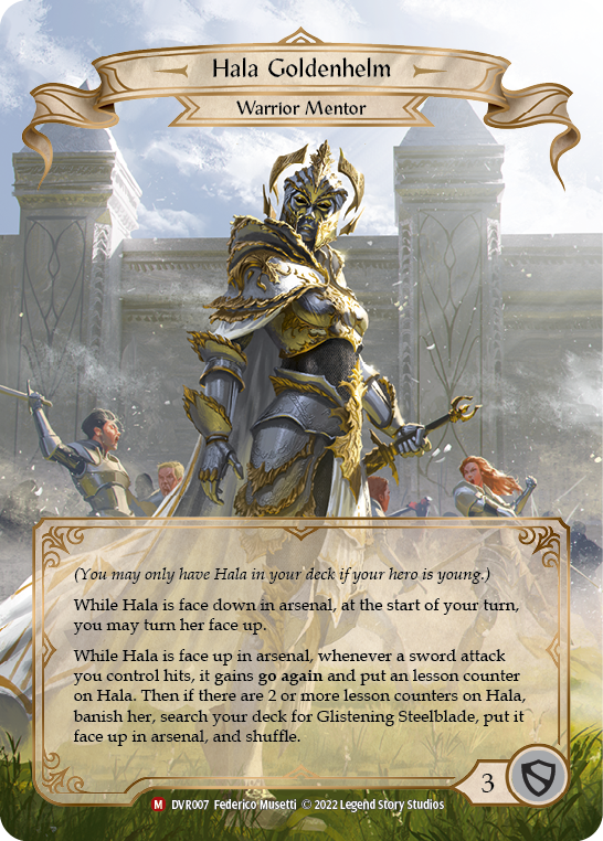 Hala Goldenhelm [DVR007] (Classic Battles: Rhinar vs Dorinthea) | Arkham Games and Comics