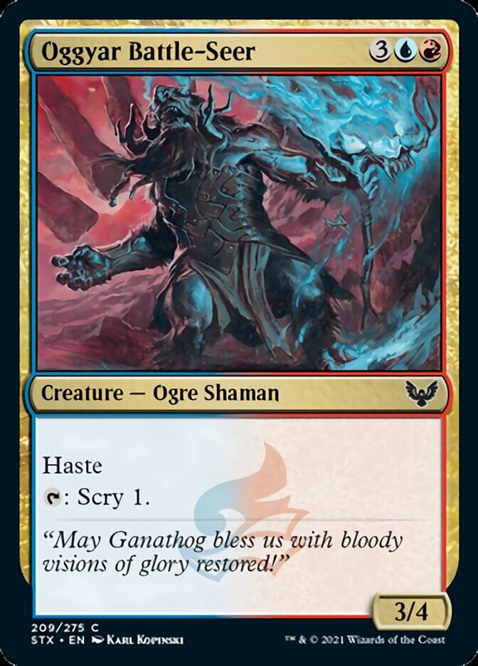 Oggyar Battle-Seer [Strixhaven: School of Mages] | Arkham Games and Comics