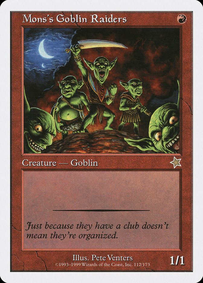 Mons's Goblin Raiders [Starter 1999] | Arkham Games and Comics