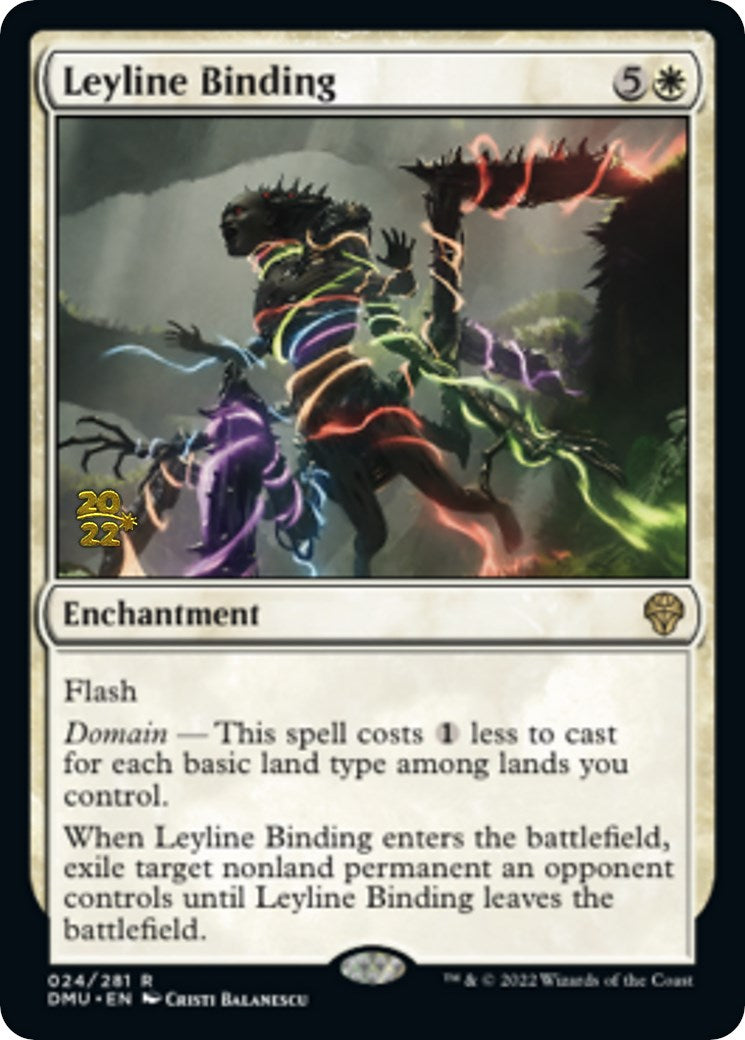 Leyline Binding [Dominaria United Prerelease Promos] | Arkham Games and Comics