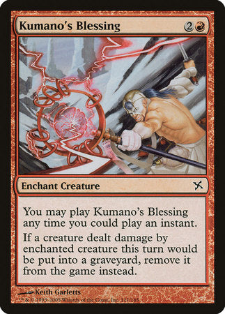 Kumano's Blessing [Betrayers of Kamigawa] | Arkham Games and Comics