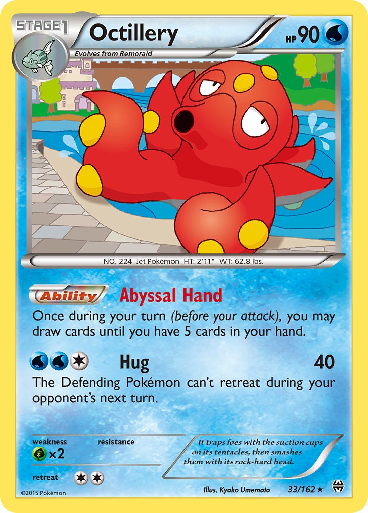 Octillery(33/162) (Theme Deck Exclusive) [XY: BREAKthrough] | Arkham Games and Comics