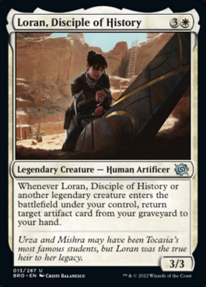 Loran, Disciple of History [The Brothers' War] | Arkham Games and Comics