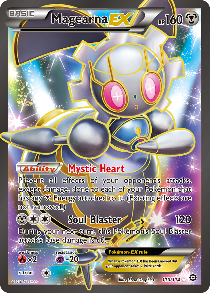 Magearna EX (110/114) [XY: Steam Siege] | Arkham Games and Comics