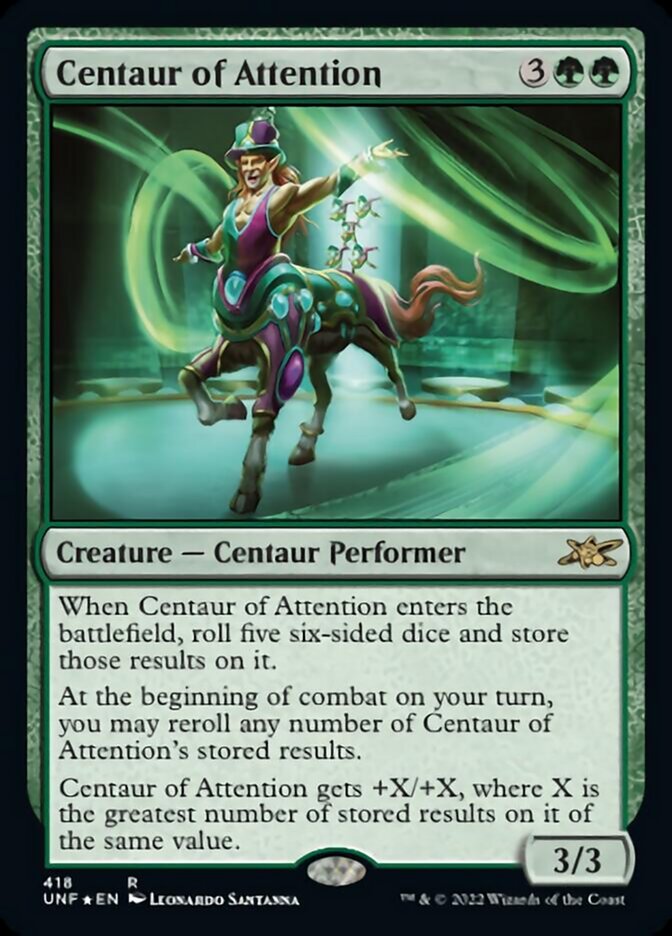 Centaur of Attention (Galaxy Foil) [Unfinity] | Arkham Games and Comics