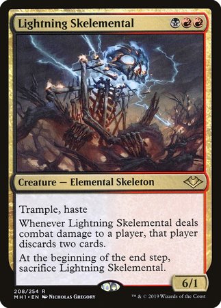 Lightning Skelemental [Modern Horizons] | Arkham Games and Comics