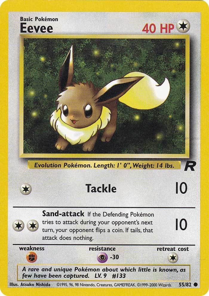 Eevee (55/82) [Team Rocket Unlimited] | Arkham Games and Comics