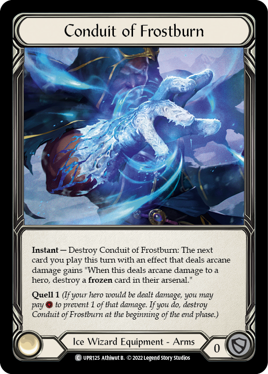 Conduit of Frostburn [UPR125] (Uprising)  Rainbow Foil | Arkham Games and Comics