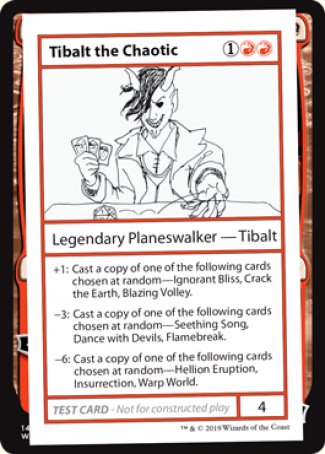 Tibalt the Chaotic (2021 Edition) [Mystery Booster Playtest Cards] | Arkham Games and Comics