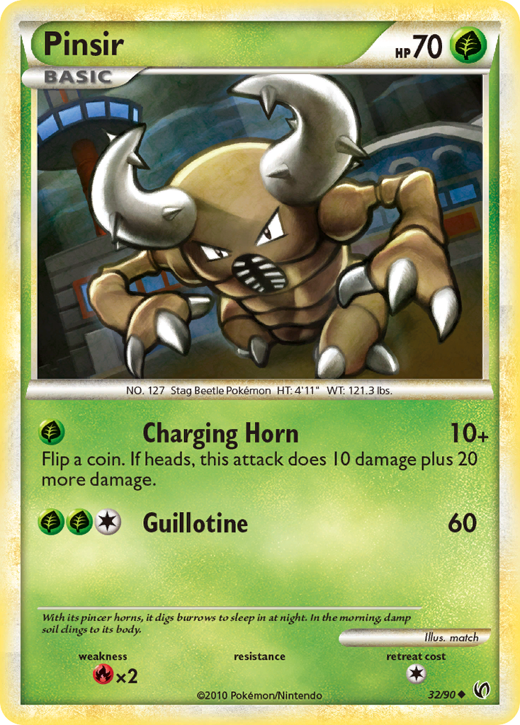 Pinsir (32/90) [HeartGold & SoulSilver: Undaunted] | Arkham Games and Comics