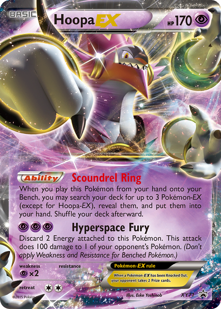 Hoopa EX (XY71) [XY: Black Star Promos] | Arkham Games and Comics