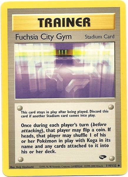 Fuchsia City Gym (114/132) [Gym Challenge Unlimited] | Arkham Games and Comics