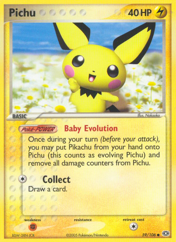 Pichu (59/106) [EX: Emerald] | Arkham Games and Comics