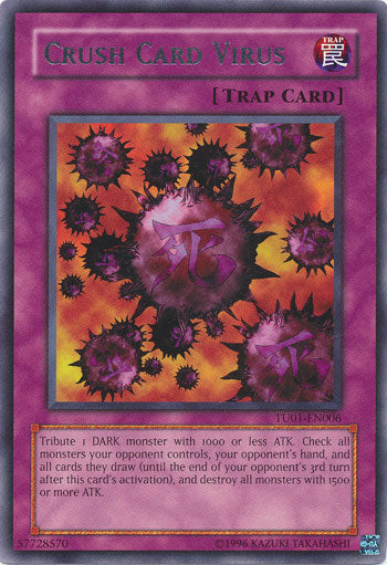 Crush Card Virus [TU01-EN006] Rare | Arkham Games and Comics