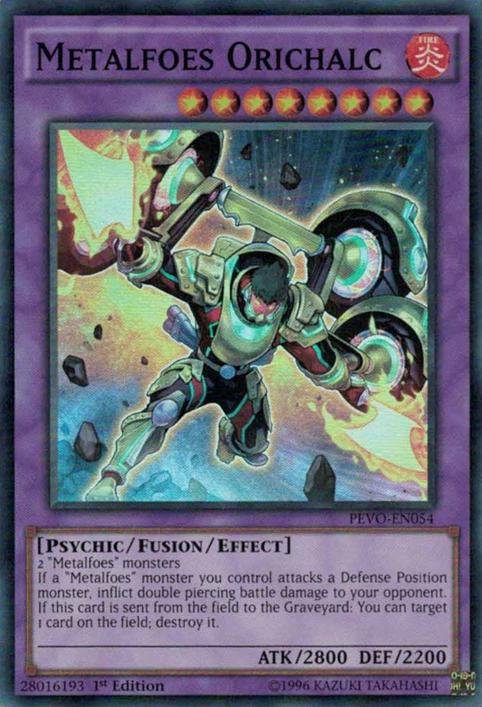 Metalfoes Orichalc [PEVO-EN054] Super Rare | Arkham Games and Comics