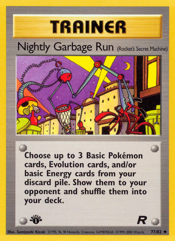 Nightly Garbage Run (77/82) [Team Rocket 1st Edition] | Arkham Games and Comics