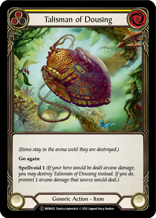 Talisman of Dousing [U-MON302-RF] (Monarch Unlimited)  Unlimited Rainbow Foil | Arkham Games and Comics