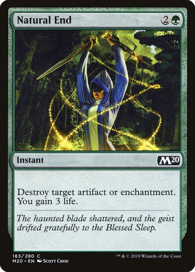 Natural End [Core Set 2020] | Arkham Games and Comics