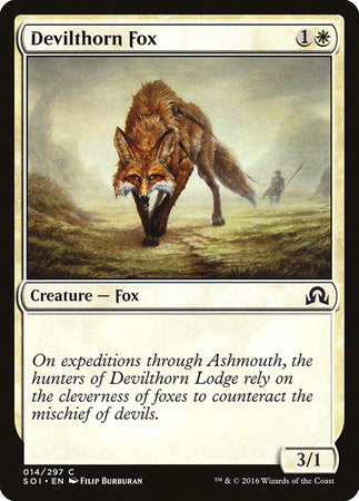 Devilthorn Fox [Shadows over Innistrad] | Arkham Games and Comics