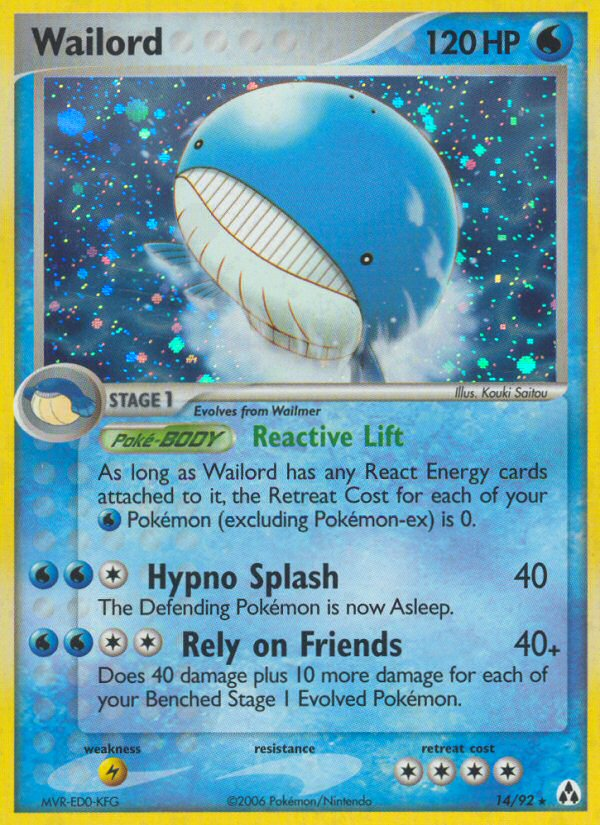 Wailord (14/92) [EX: Legend Maker] | Arkham Games and Comics