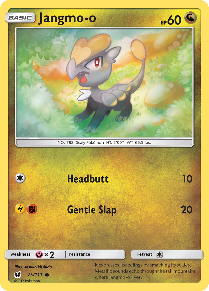 Jangmo-o (75/111) [Sun & Moon: Crimson Invasion] | Arkham Games and Comics