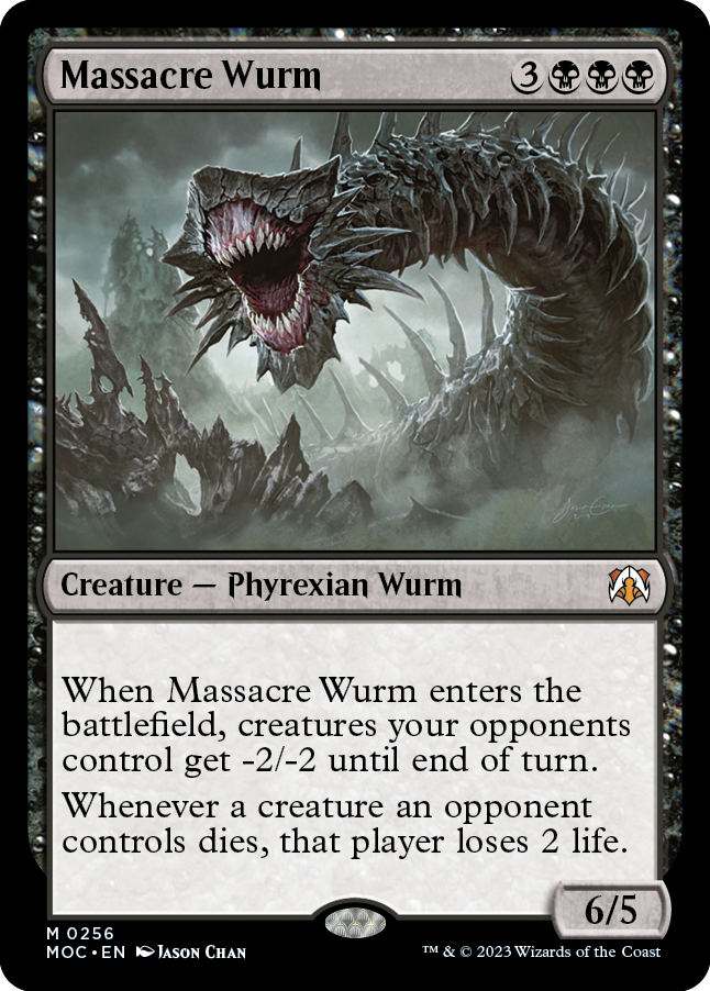 Massacre Wurm [March of the Machine Commander] | Arkham Games and Comics