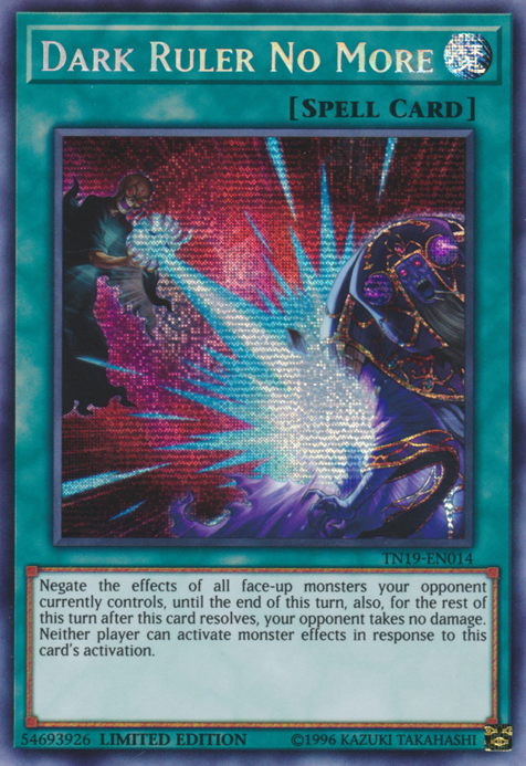 Dark Ruler No More [TN19-EN014] Prismatic Secret Rare | Arkham Games and Comics