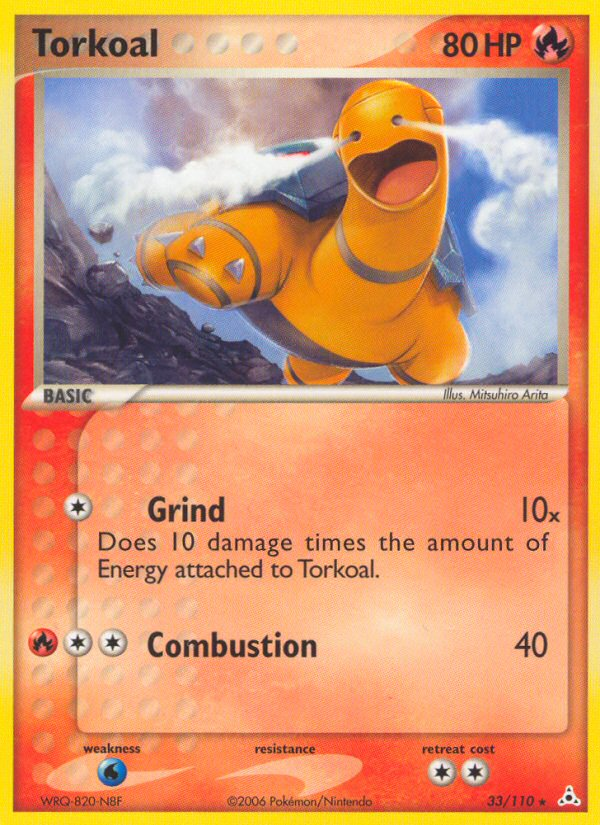 Torkoal (33/110) [EX: Holon Phantoms] | Arkham Games and Comics