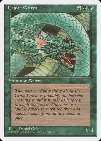 Craw Wurm [Fourth Edition] | Arkham Games and Comics