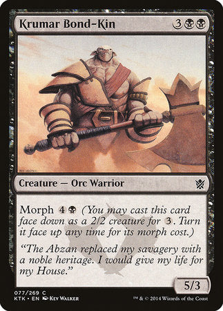 Krumar Bond-Kin [Khans of Tarkir] | Arkham Games and Comics