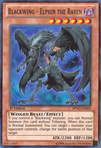 Blackwing - Elphin the Raven [BPW2-EN026] Super Rare | Arkham Games and Comics