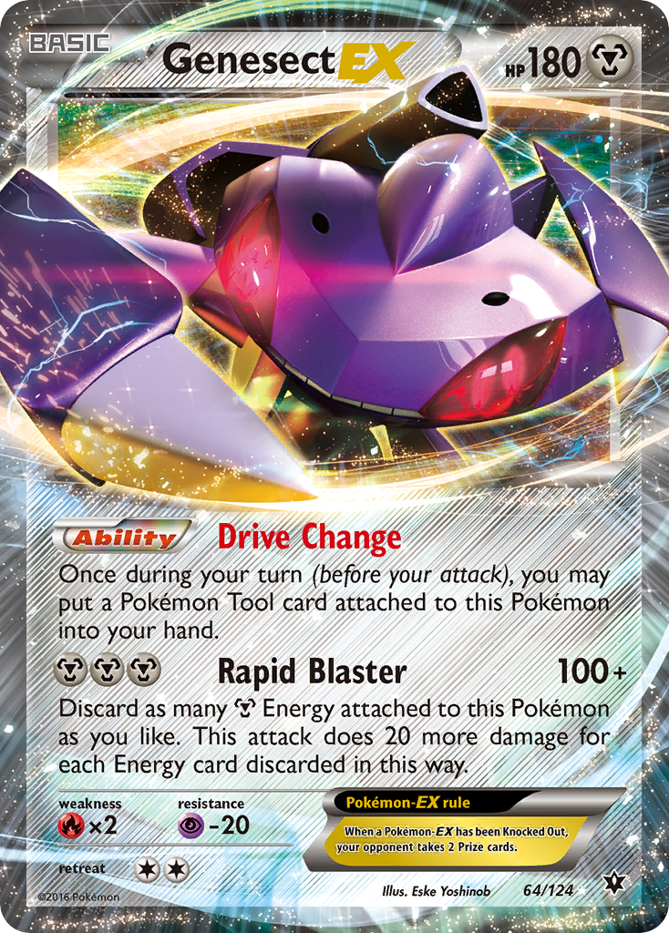 Genesect EX (64/124) [XY: Fates Collide] | Arkham Games and Comics