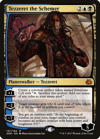 Tezzeret the Schemer [Aether Revolt] | Arkham Games and Comics