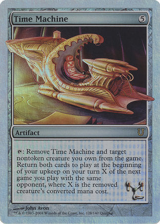 Time Machine (Alternate Foil) [Unhinged] | Arkham Games and Comics